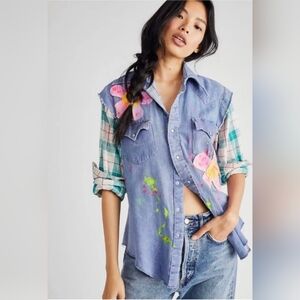 Free People X Tricia Fix "90's" For Days Top NWOT